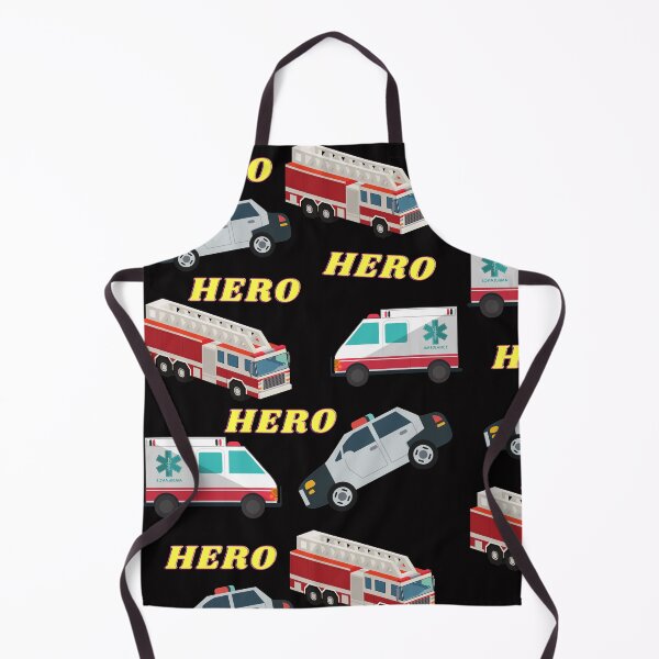 Item preview,  Hero Firefighters,Police and Medics Kids Pattern designed and sold by Samsdesignshop.