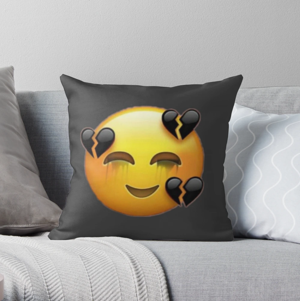 Pleading face emoji pillow best sale