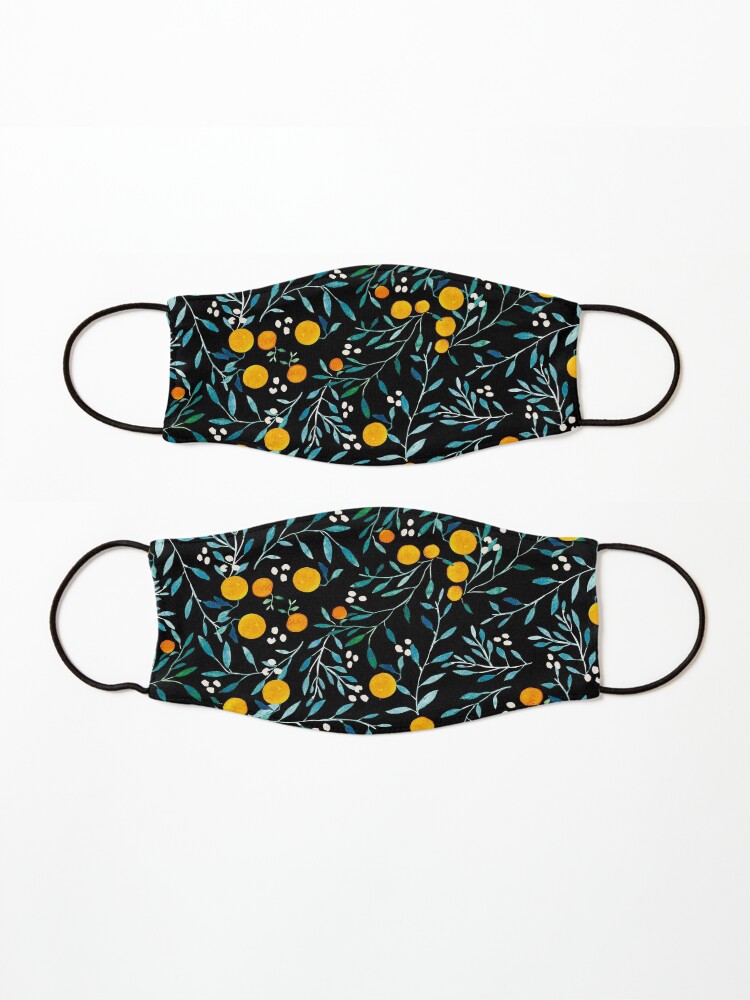 Alternate view of Oranges on Black Mask