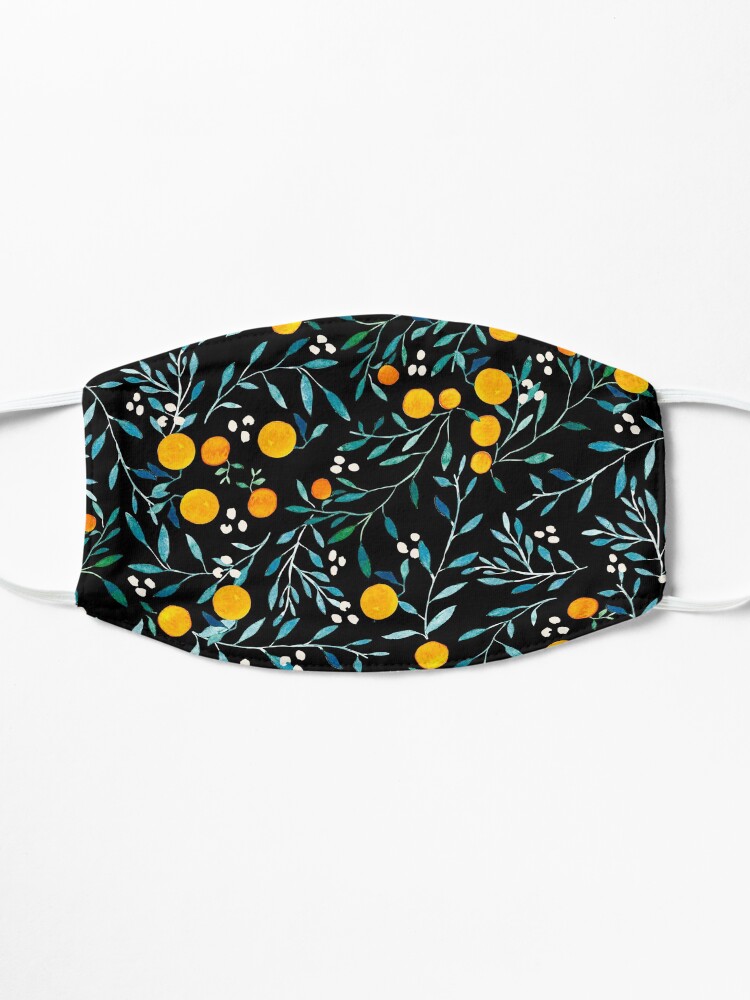 Alternate view of Oranges on Black Mask