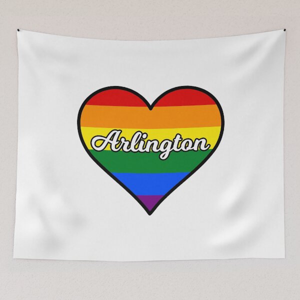 Item preview, Arlington Massachusetts Gay Pride Heart designed and sold by fearcity.