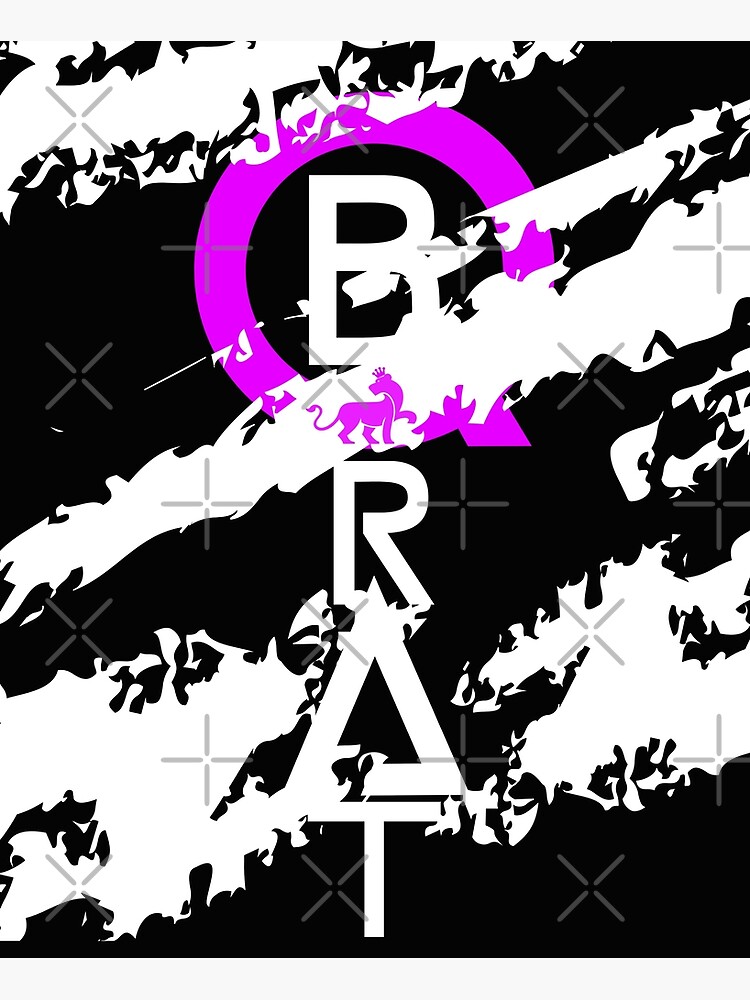 "QUEEN BRAT" Poster by ethosessential | Redbubble