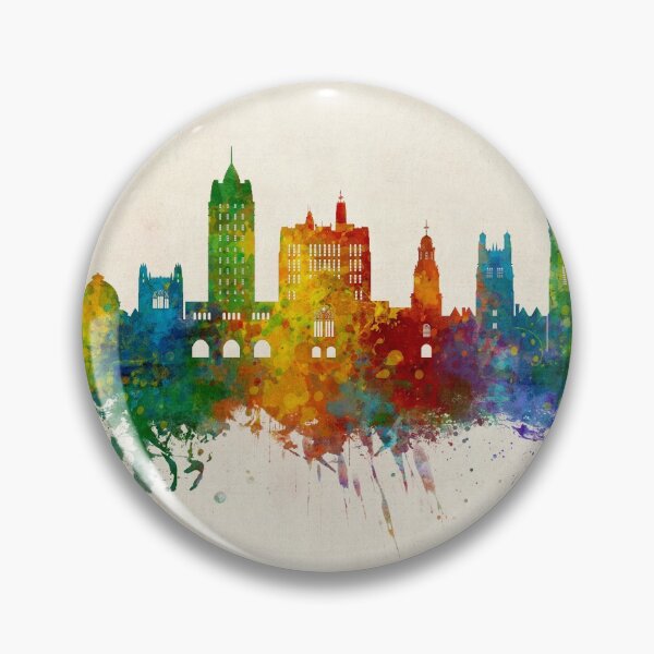 Item preview, New Haven Connecticut Skyline designed and sold by ArtPrints.