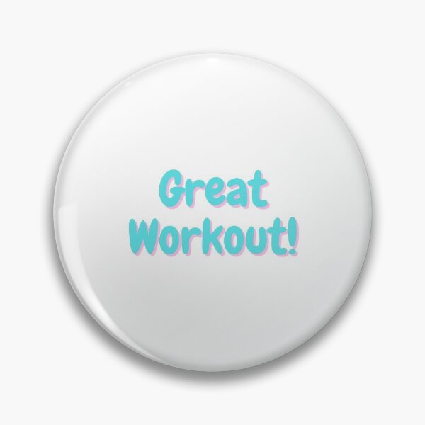 Item preview, Great Workout- aqua green with pink shadow designed and sold by simplysharon.