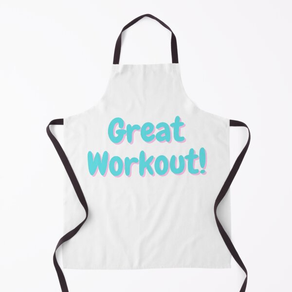 Item preview, Great Workout- aqua green with pink shadow designed and sold by simplysharon.
