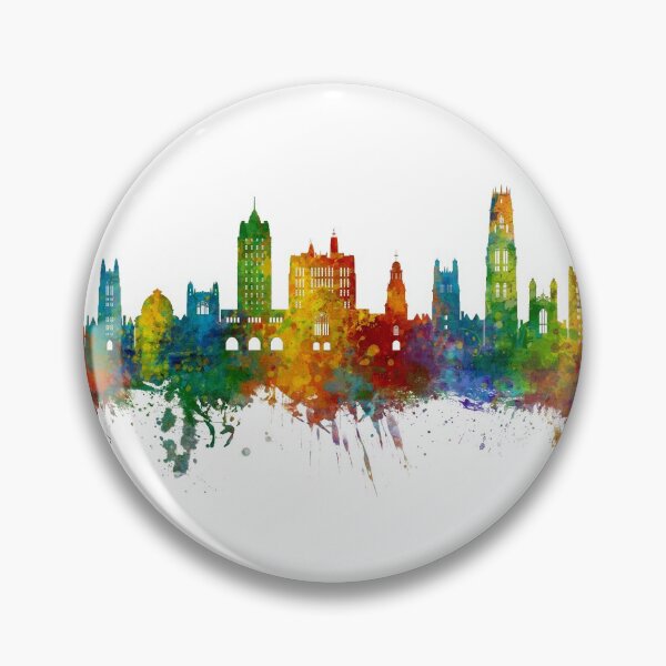 Item preview, New Haven Connecticut Skyline designed and sold by ArtPrints.