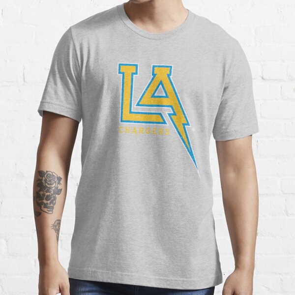 NFL Team Apparel Mens Gray Graphic T Shirt - Los Angeles Chargers - Size  Med NWT