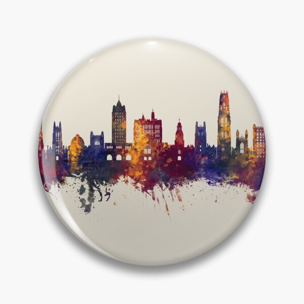 Item preview, New Haven Connecticut Skyline designed and sold by ArtPrints.