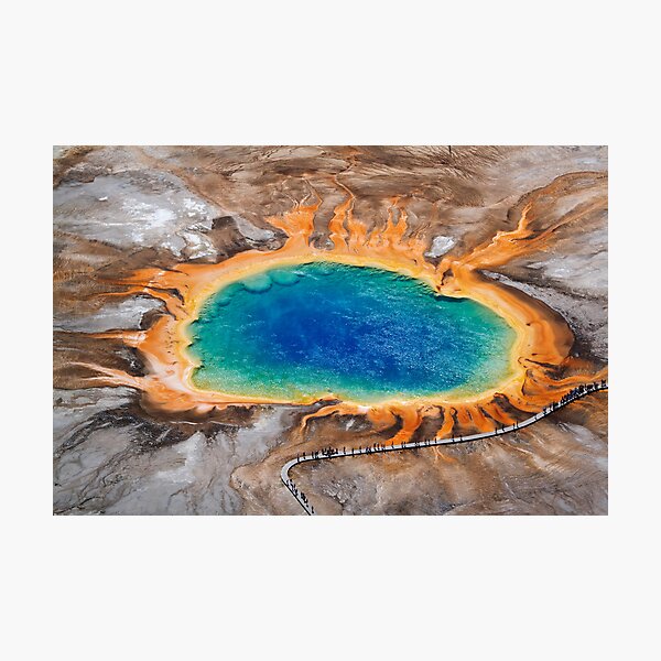 Item preview, Grand Prismatic Spring - Aerial in Yellowstone designed and sold by A.M. Ruttle.