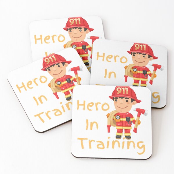 Item preview, Hero Firefighter First Responder in Training Kids Design designed and sold by Samsdesignshop.
