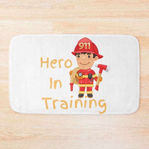 Item preview, Hero Firefighter First Responder in Training Kids Design designed and sold by Samsdesignshop.