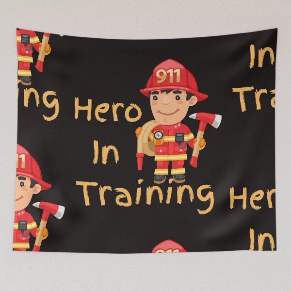 Item preview, Hero Firefighter First Responder in Training Kids Design designed and sold by Samsdesignshop.
