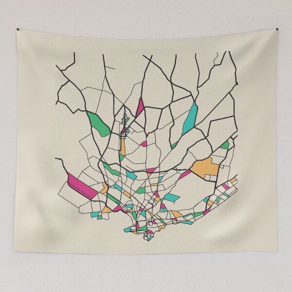 Item preview, Montevideo, Uruguay Street Map designed and sold by A Deniz Akerman.