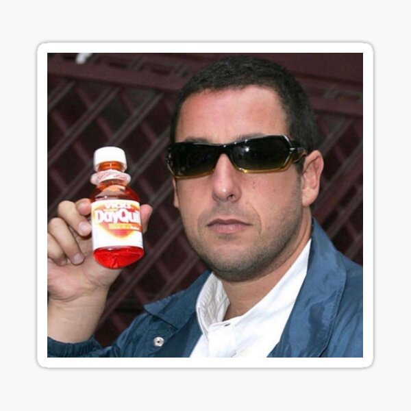 Vista previa del artículo con la obra «Adam Sandler Dayquil», diseñado y vendido por catalunar.
