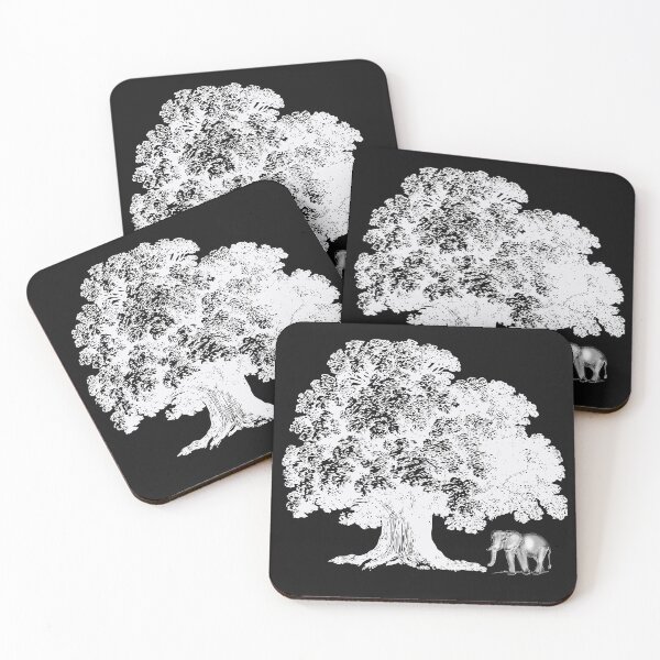 Item preview, Baobab Tree and Elephants designed and sold by binly123.