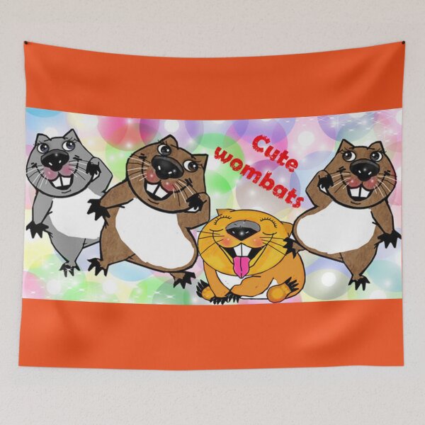 Item preview, Animal - Cute wombats  designed and sold by Shirley cute art .