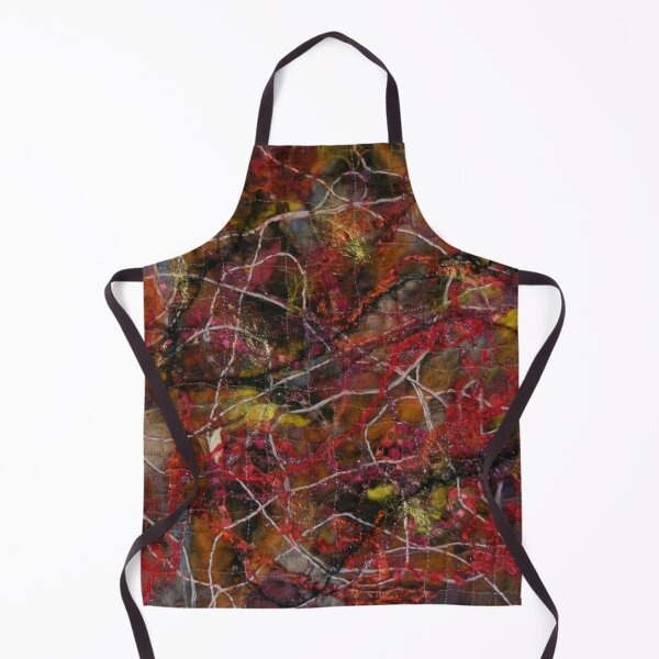 Item preview, Russett Red, Yellow, Black Wool and Other Fibres Fused Together designed and sold by Hanlar.