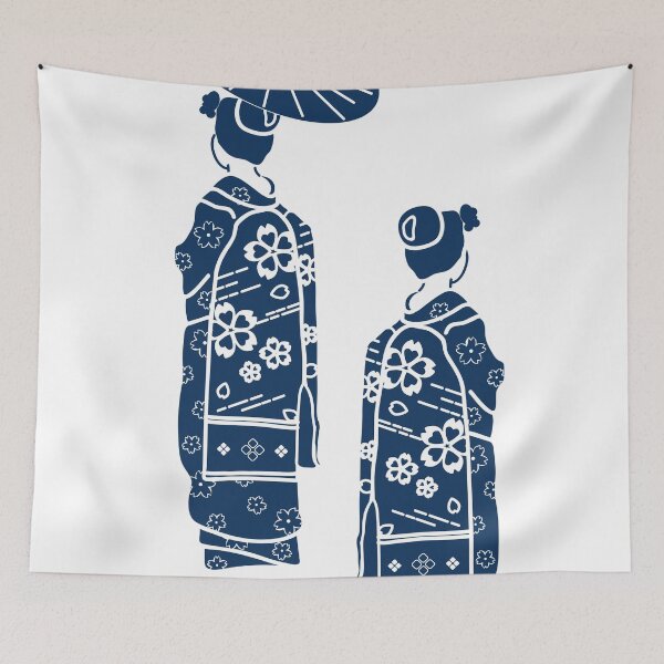 Item preview, Girl in Kimono, Japan theme, Kimono design, anime, cute illustration designed and sold by bluesky26.