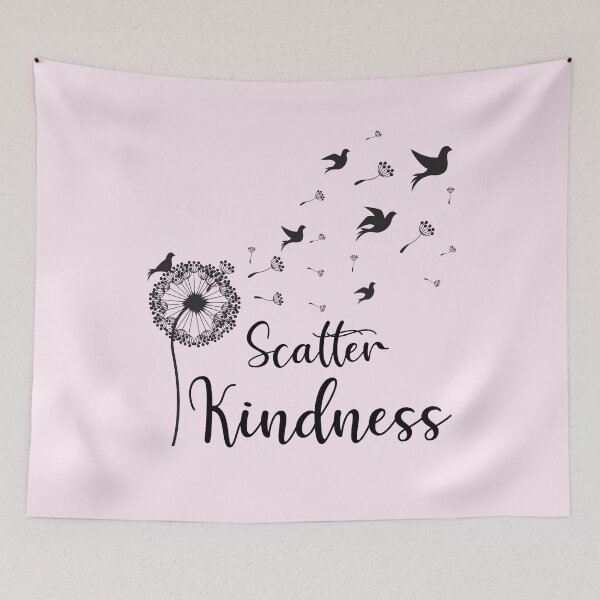 Item preview, Scatter Kindness Pink Aesthetic designed and sold by The Little Wood Cottage.