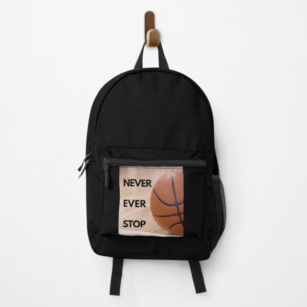 Item preview, Never Ever Stop Basketball designed and sold by Meaningfully.
