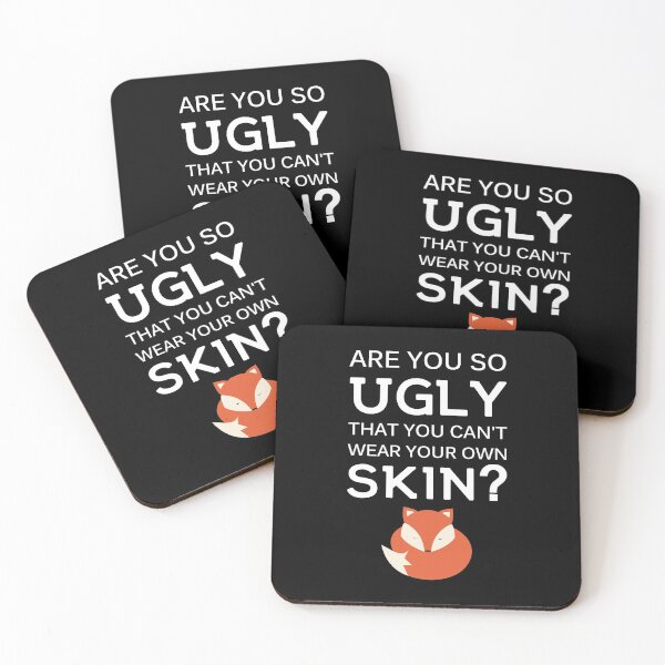 Item preview, Are you so Ugly that you can't wear your own Skin Vegan Shirt designed and sold by stoneyy.