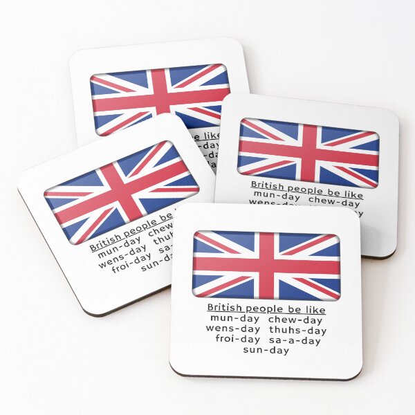 Item preview, British people be like... design designed and sold by DarkHumorstore.