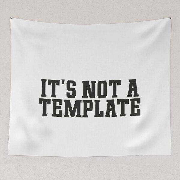 Item preview, Its not a template white lie party designed and sold by ToySenTrends.