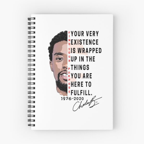 Item preview, Chadwick Boseman | Find Your Purpose | red designed and sold by RytePrints.