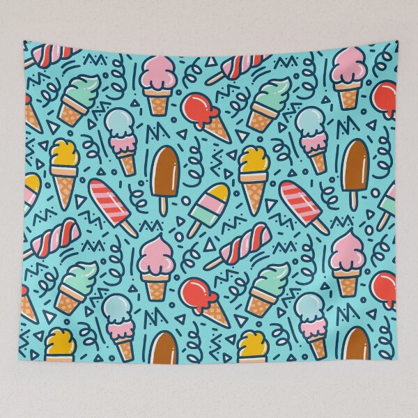 Item preview, Doodle Summer Ice Cream designed and sold by Vector Scout Lab.
