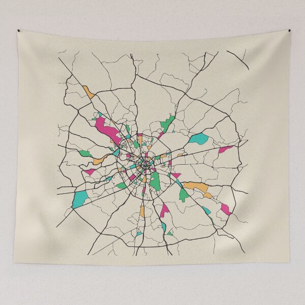 Item preview, Moscow, Russia Street Map designed and sold by A Deniz Akerman.