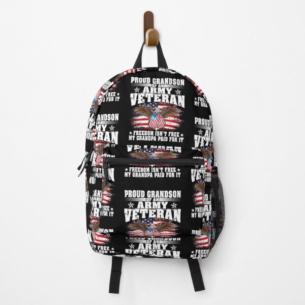 Item preview, Proud Grandson Of An Army Veteran - Freedom isn't free my Grandpa paid for it designed and sold by DesignCube.