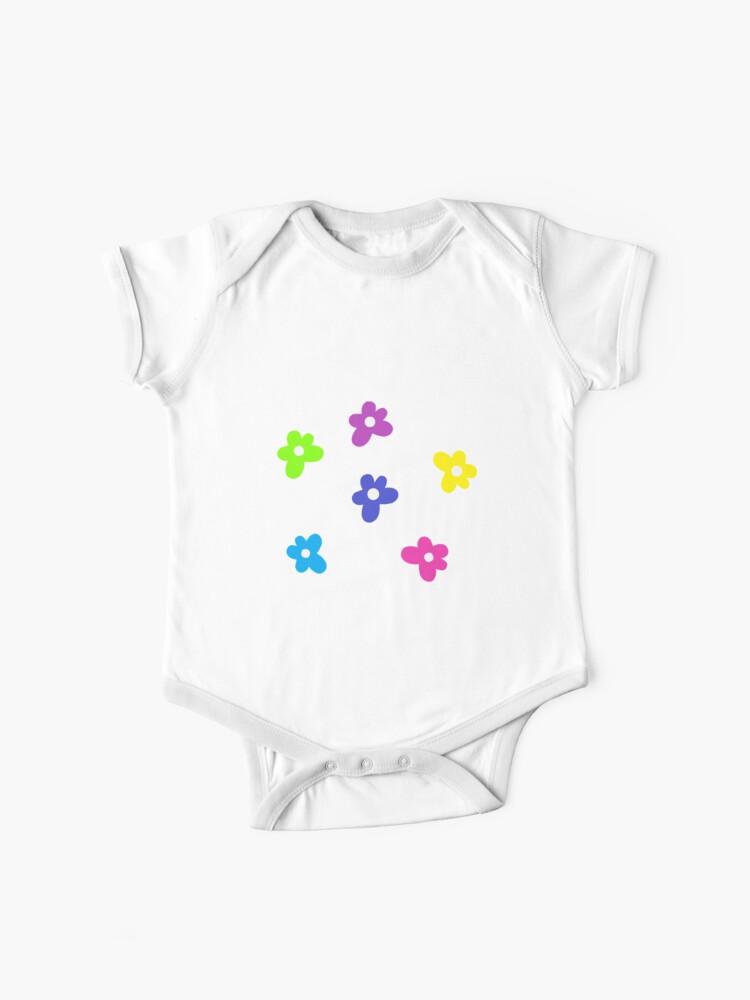 Golf Le Fleur Indie Flower Stickers Baby One Piece By Yasminfreeman Redbubble