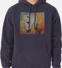 Weißes Pferd Hoodie