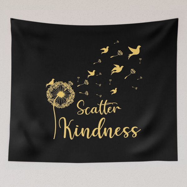 Item preview, Scatter Kindness Yellow designed and sold by The Little Wood Cottage.