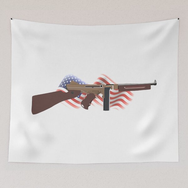 Item preview, Patriotic WW2 Tommy Gun designed and sold by NorseTech.
