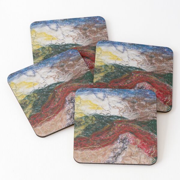 Item preview, Multicolored Fusion of Unspun Wool, Threads and Other Fibres Fused Together  designed and sold by Hanlar.