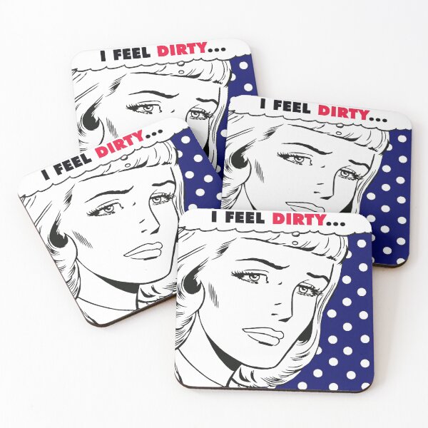 Item preview, I Feel Dirty cartoon designed and sold by Poptopia.