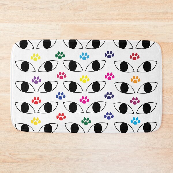 Item preview, Cat Eyes and Colorful Cat Paws designed and sold by Nisha Prabhu.