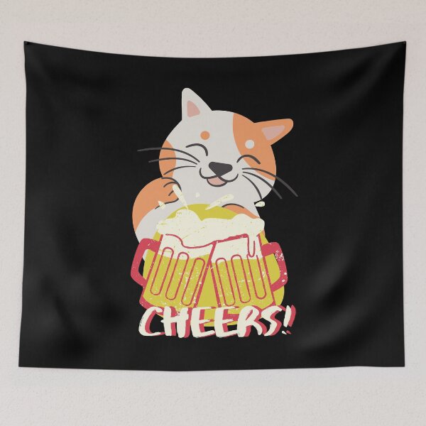 Item preview, Cheers! designed and sold by Lovely-Cat-Shop.
