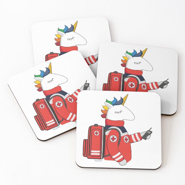 Item preview, unicorn paramedic designed and sold by LaDaDi.