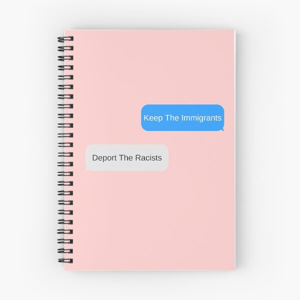 Item preview, keep the immigrants deport the racists designed and sold by Zaibo.