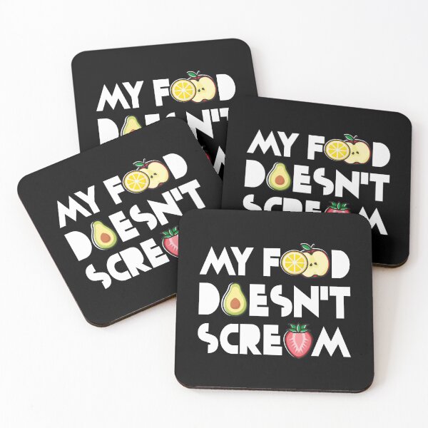 Item preview, My Food doesn't scream / Vegan Shirt designed and sold by stoneyy.