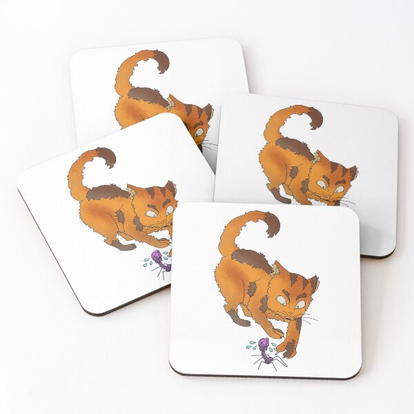 Item preview, The Cat that Chases a Virus designed and sold by UISredbubble.