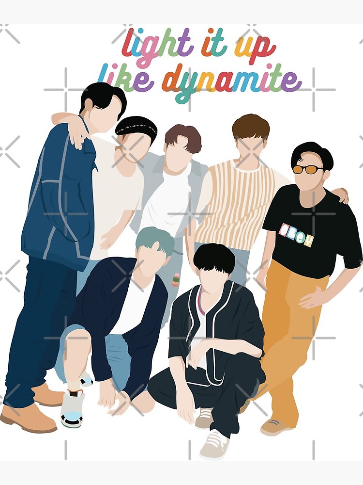 BTS ダイナマイト スクリーンプリント - K-POP/アジア
