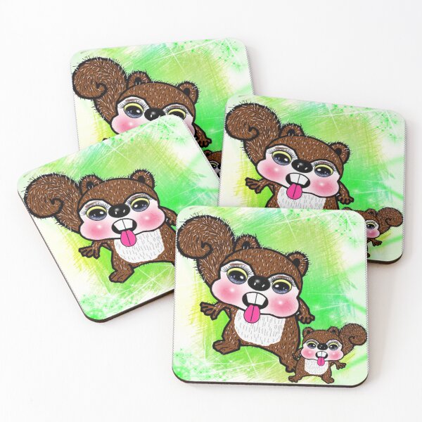 Item preview, Animal - Cute squirrels designed and sold by Shirley cute art .