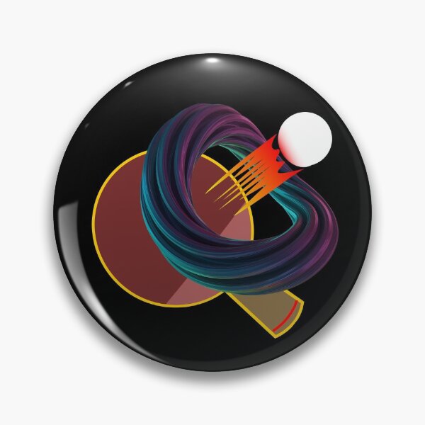 Item preview, Table tennis ball with tail through abstract ring designed and sold by Bodino.
