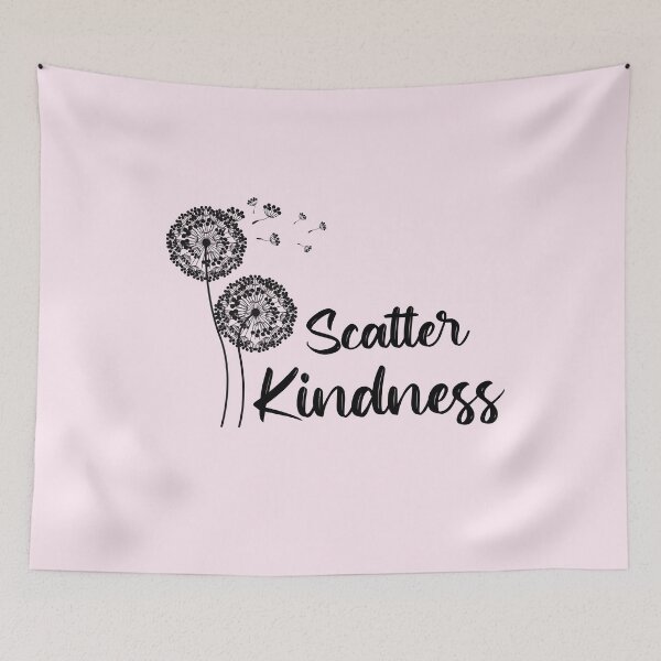 Item preview, Scatter Kindness Pink designed and sold by The Little Wood Cottage.