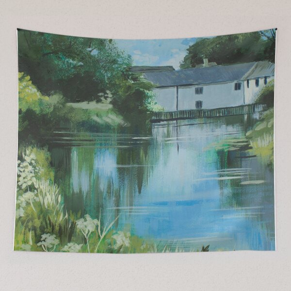 Item preview, Cowbridge Mill, Malmesbury designed and sold by singer-painter.