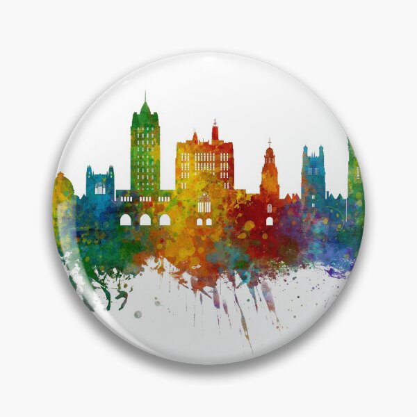 Item preview, New Haven Connecticut Skyline designed and sold by ArtPrints.