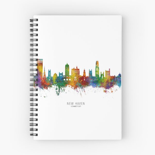 Item preview, New Haven Connecticut Skyline designed and sold by ArtPrints.